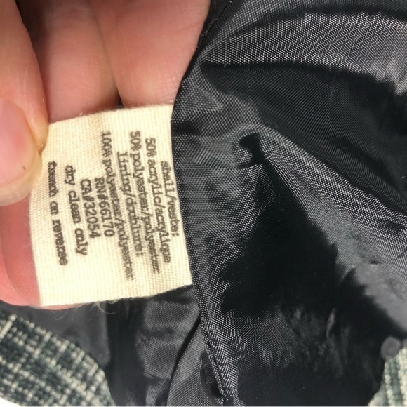 𝅺Urban Outfitters Silence + Noise Tweed One Button Blazer, size S - Picture 9 of 10